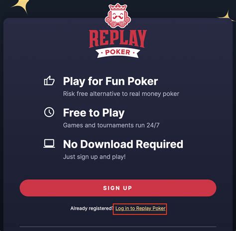 replay poker inloggen.